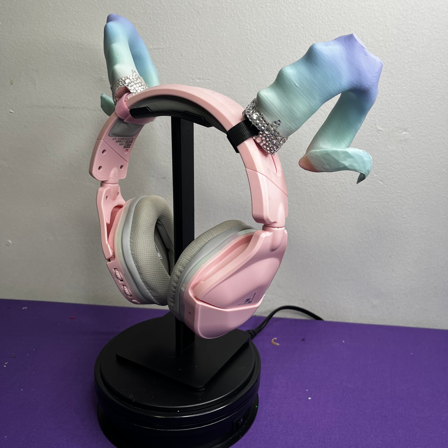 Rhinestone Demon Horns