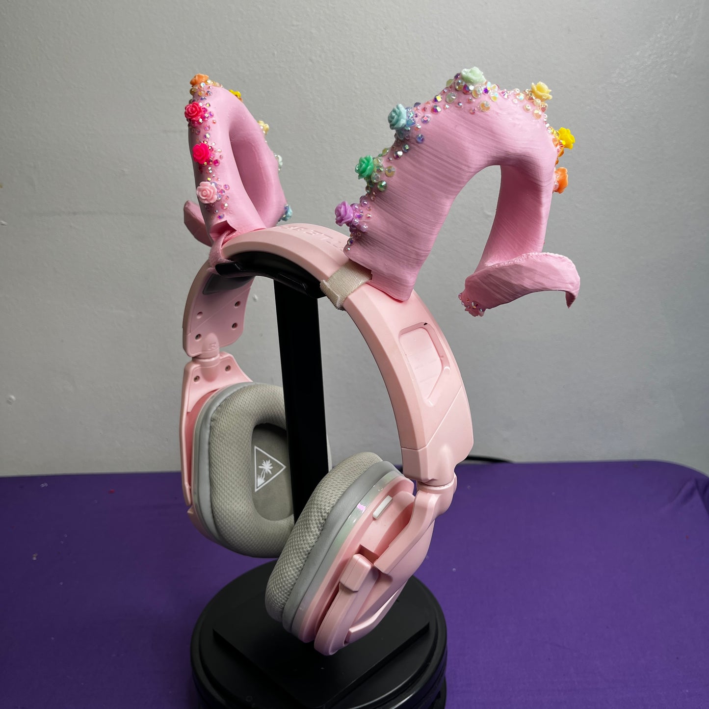Pink Flower Horns (RTS)