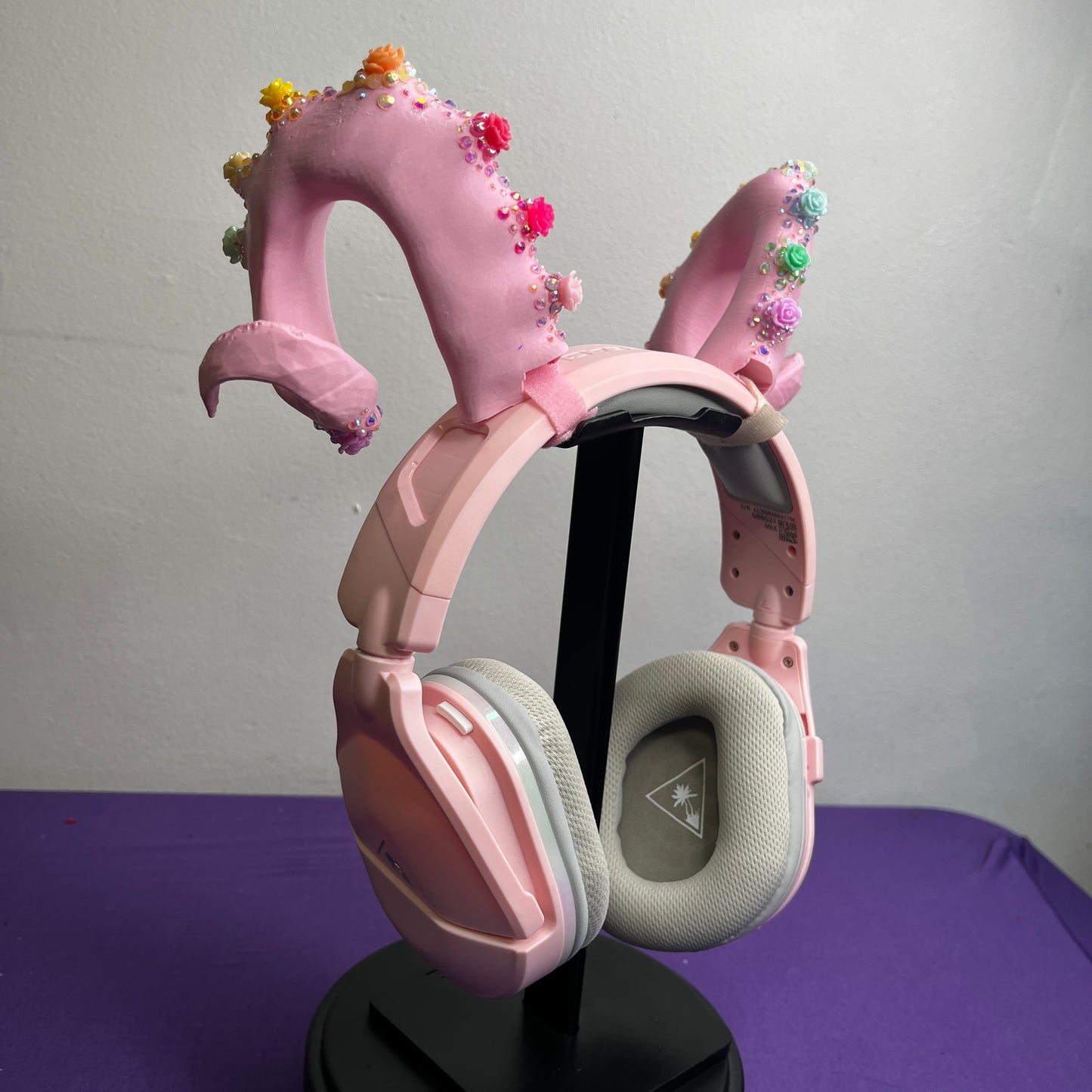 Pink Flower Horns (RTS)