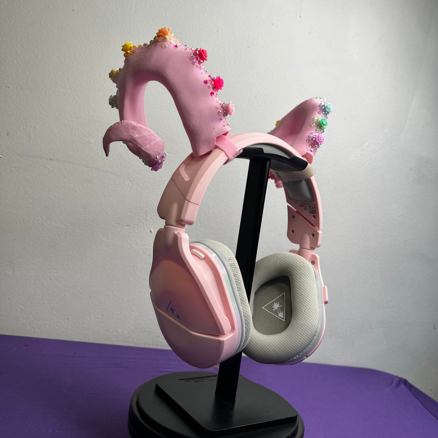 Pink Flower Horns (RTS)
