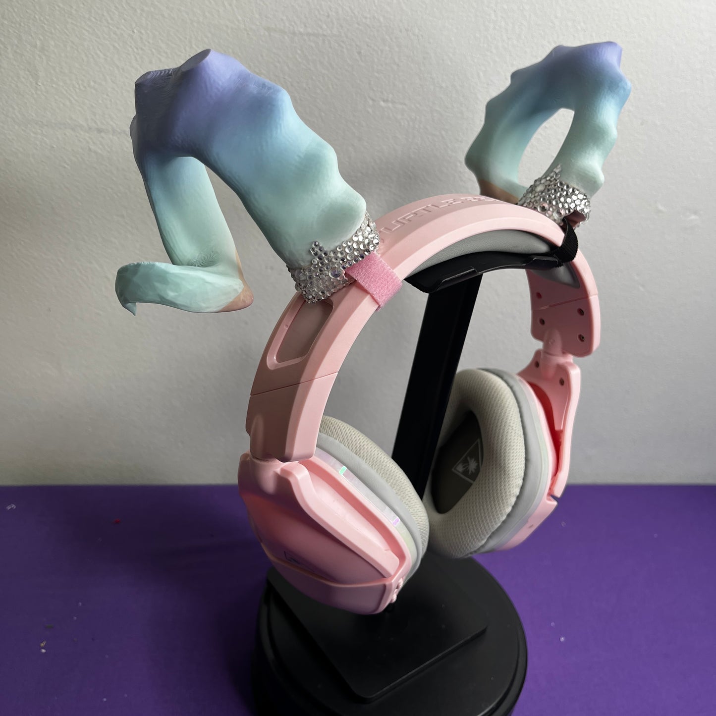Rhinestone Demon Horns