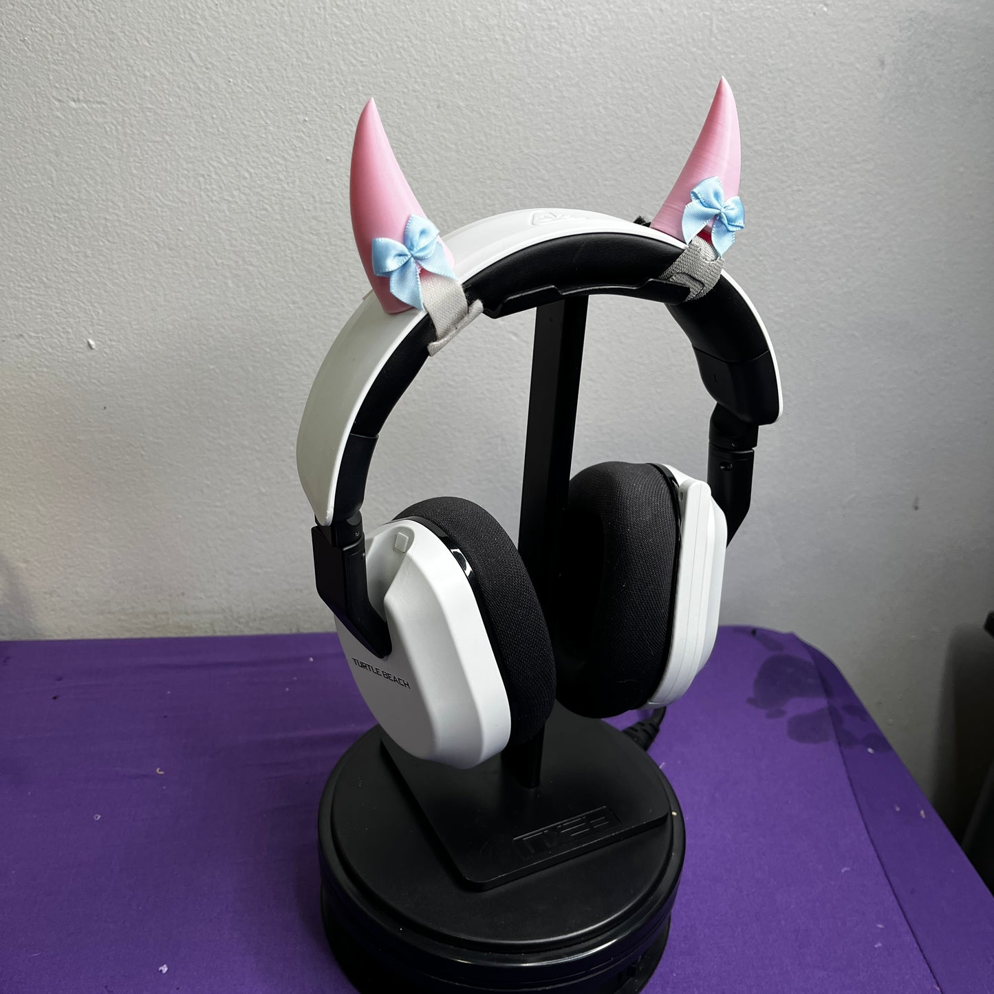 Pink Bow Oni Horns (RTS)